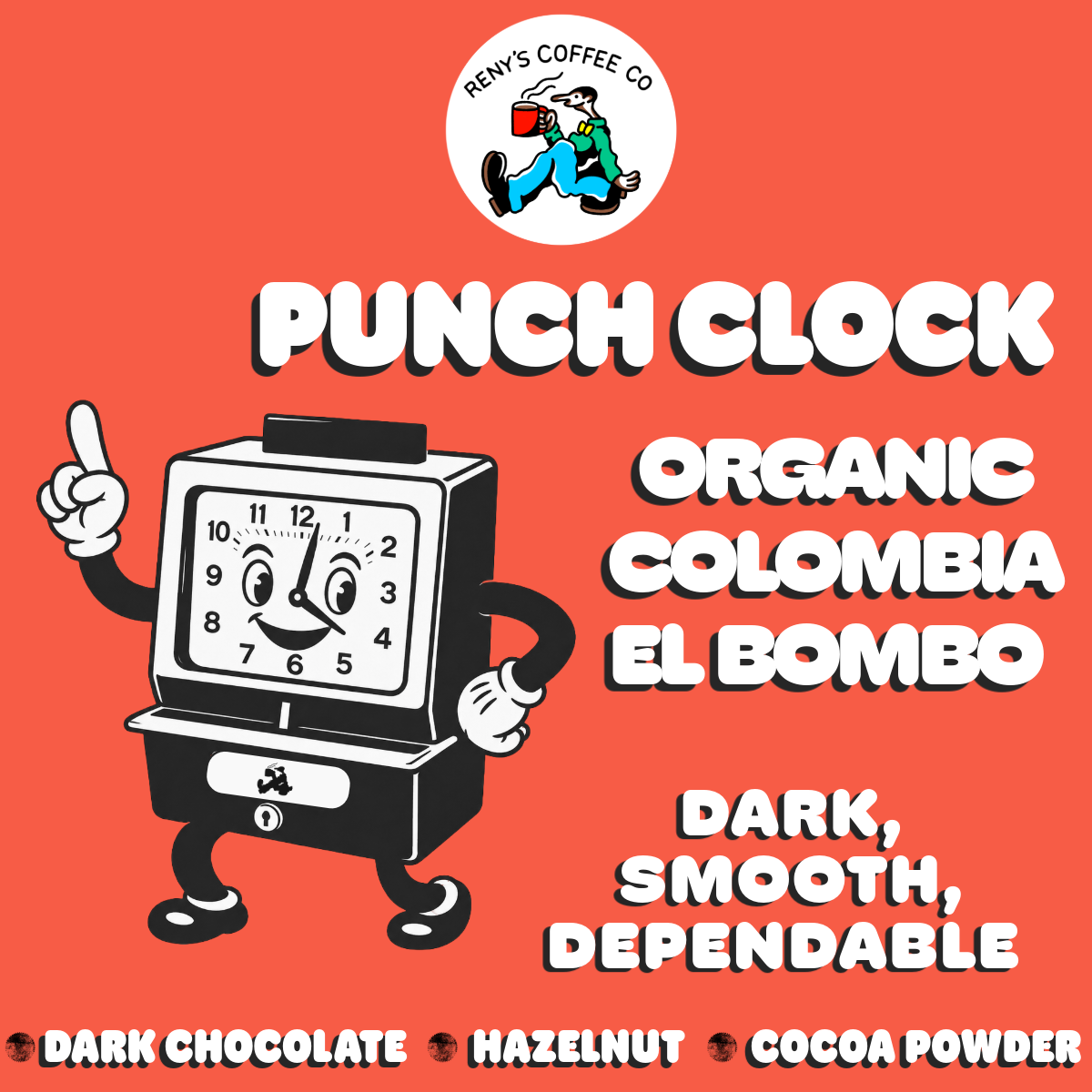 Punch Clock - Organic Colombia El Bombo